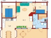 План коттеджа Polaria 83/2